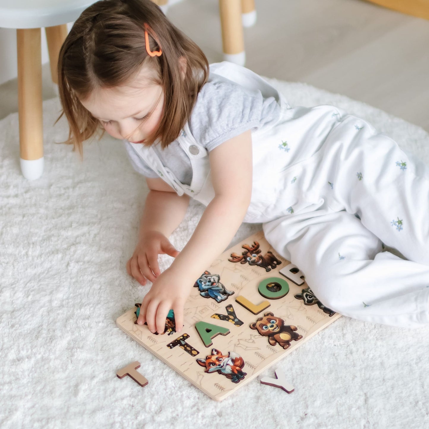 Engraved Wooden Puzzle with Custom Child’s Name