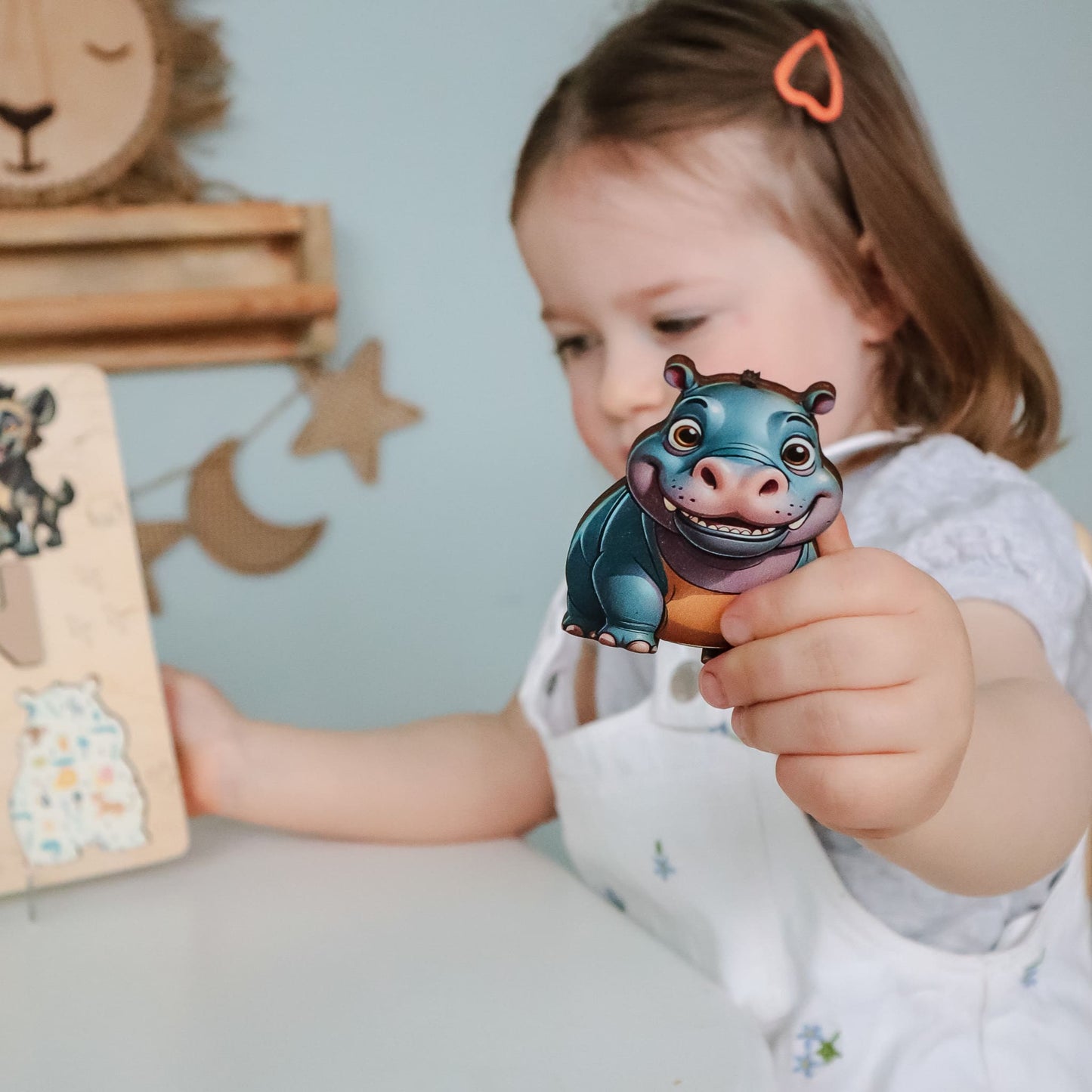 Jungle-themed custom puzzle for kids