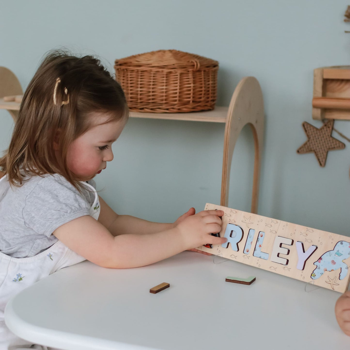 Montessori sea-themed learning toy for kids