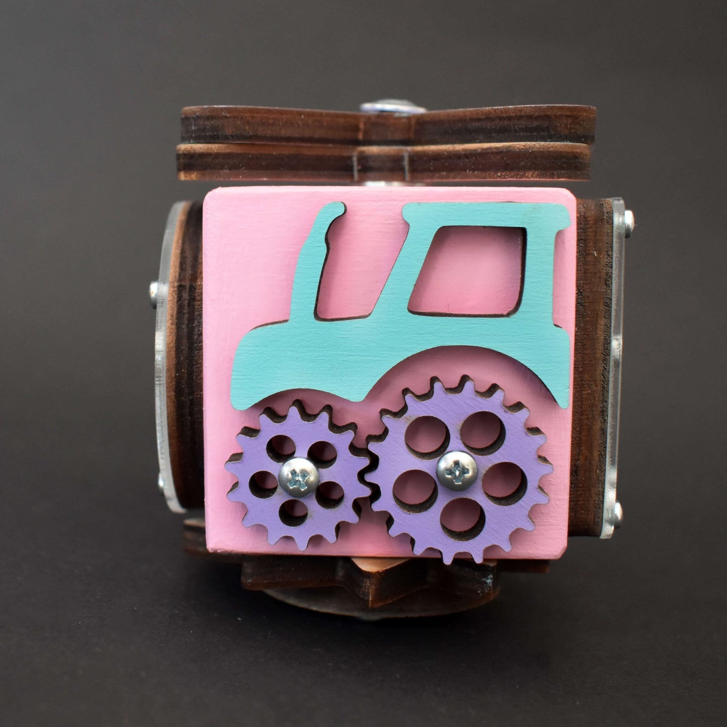 2-inch travel cube with multi-side activities