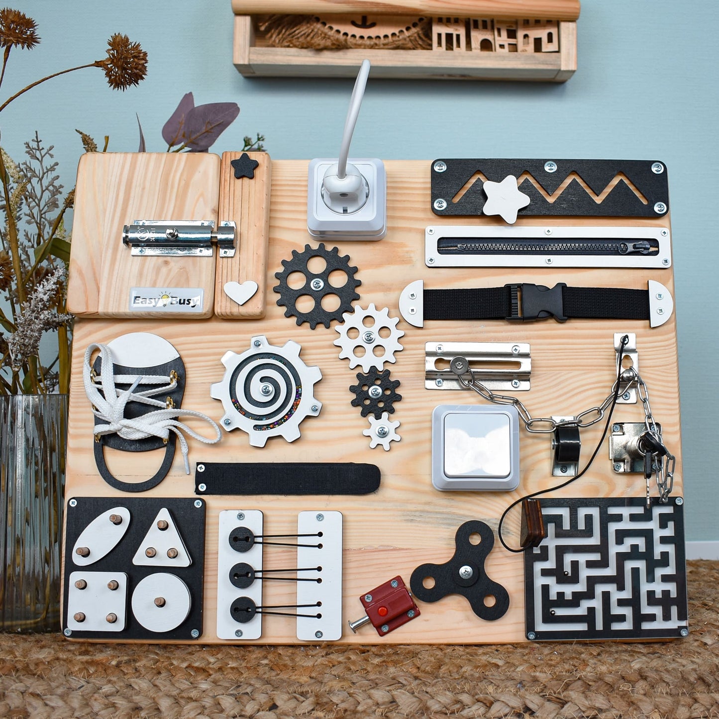 Medium Sensory Board for Fine Motor Skill Development