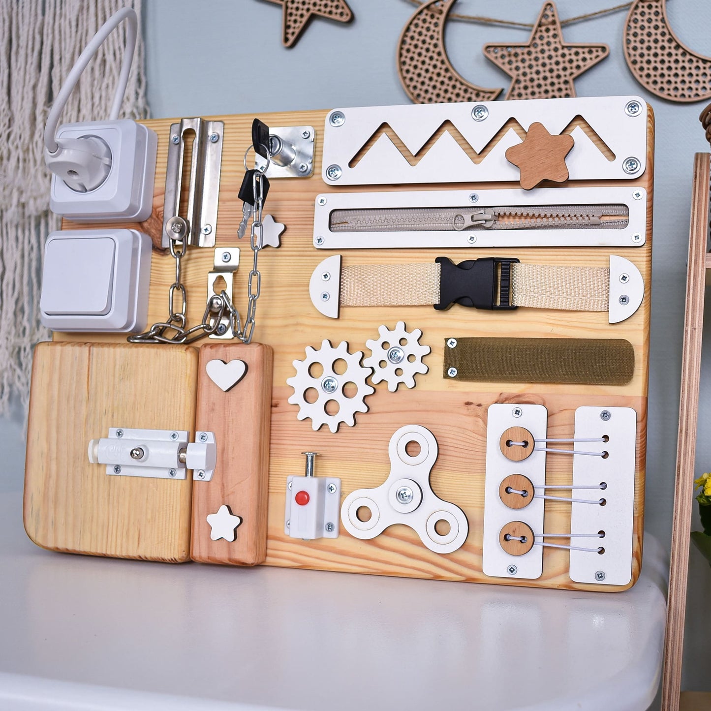 Subtle & Elegant Dementia Activity Board for Home & Clinics