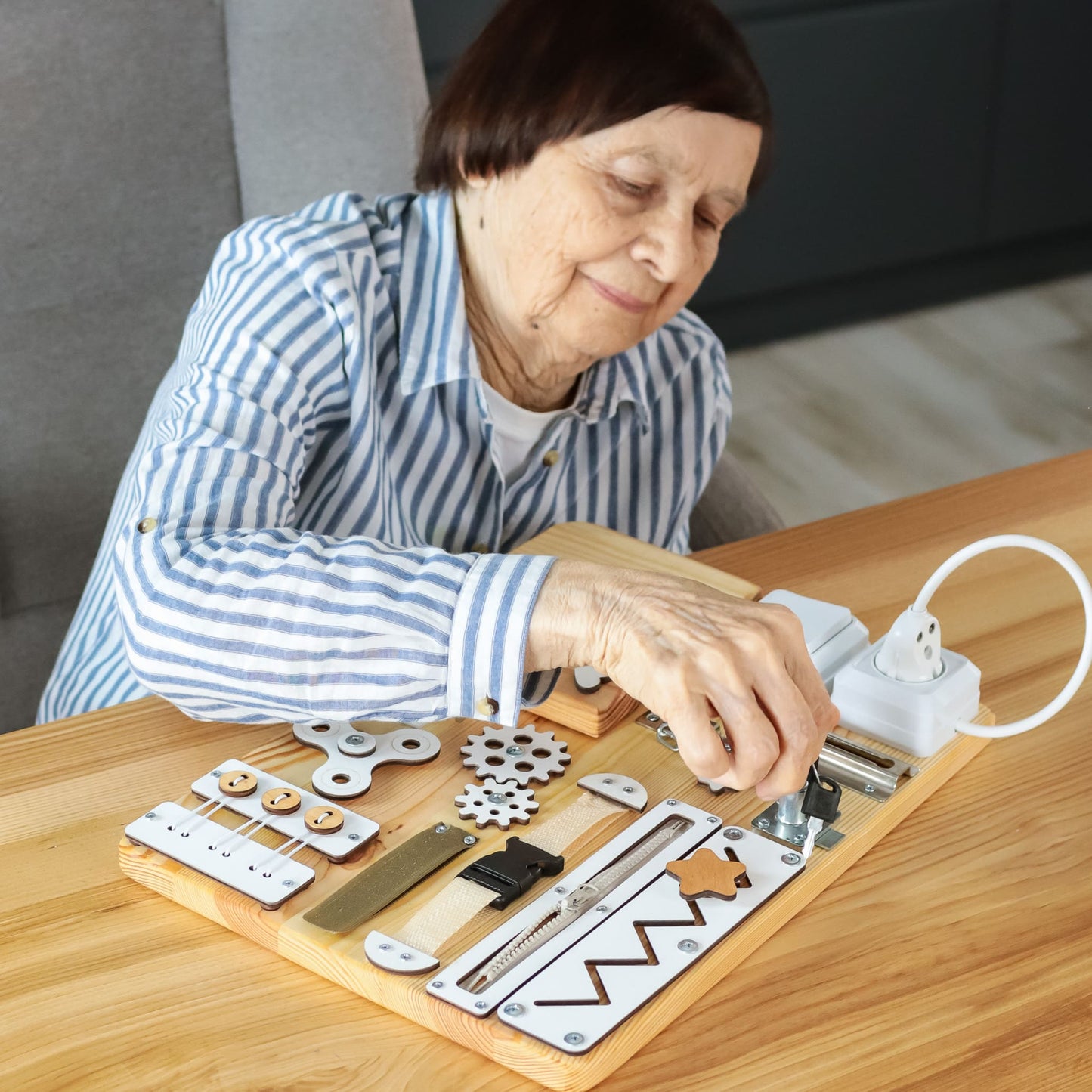 Neutral Tone Sensory Therapy Board for Toddlers & Elderly