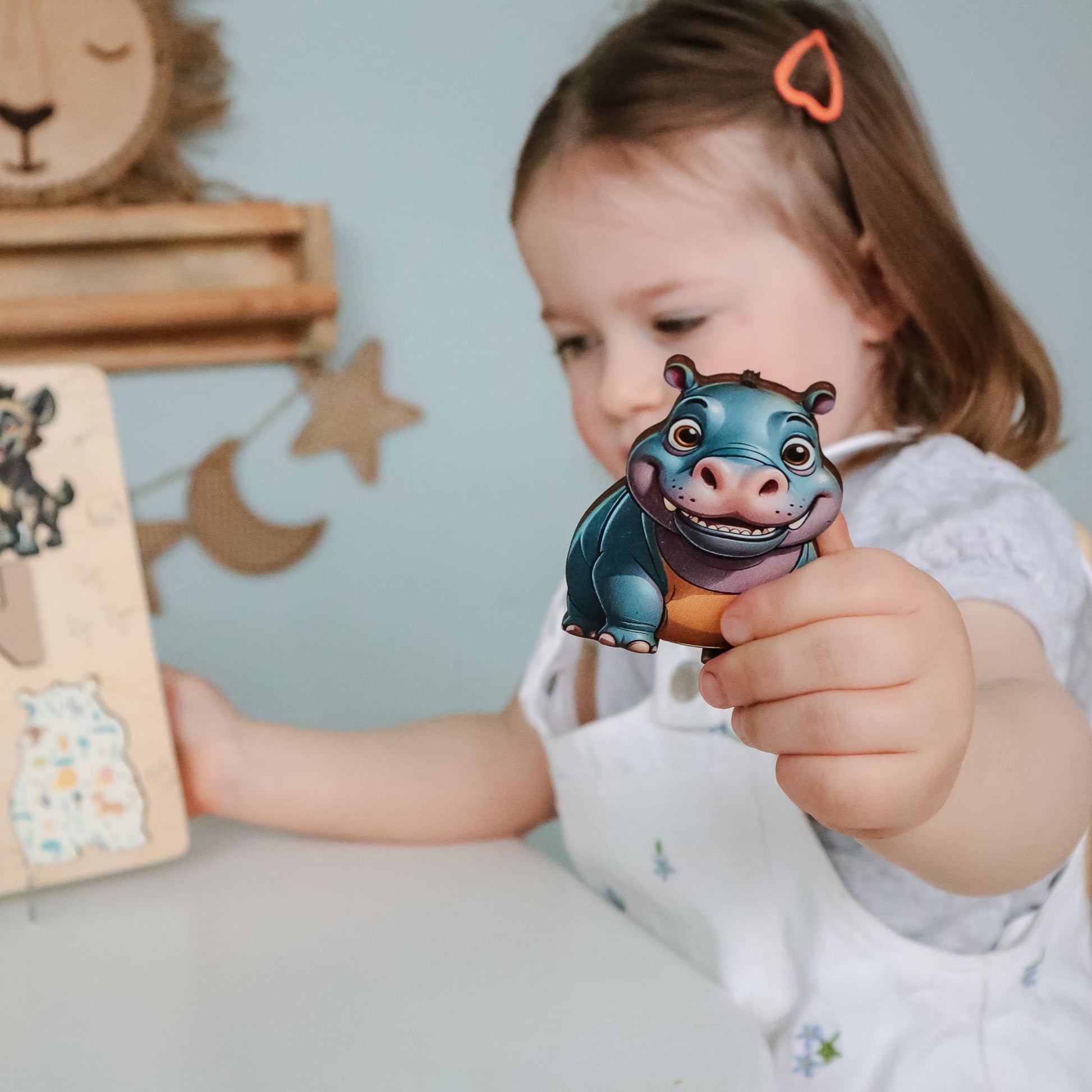 Jungle-themed custom puzzle for kids