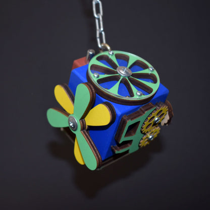 Small fidget cube in pastel tones
